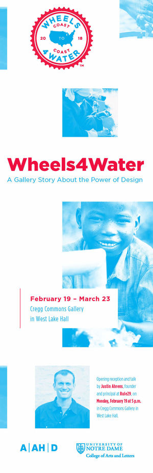 Wheels4water Show Poster