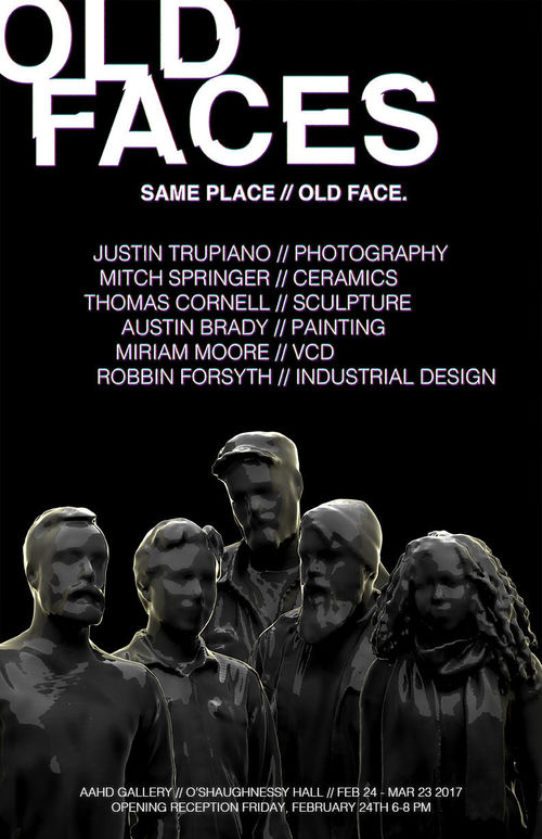 Old Faces Exhibition Poster