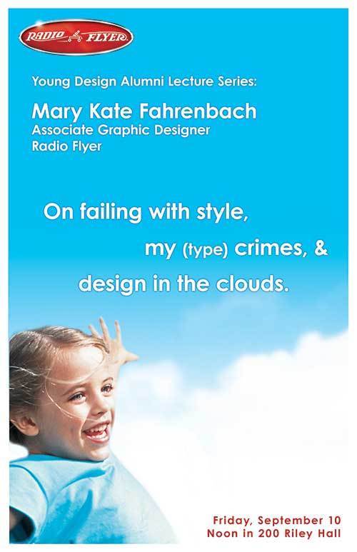 Mary Kate Fahrenbach, Sept 10, Lecture Series