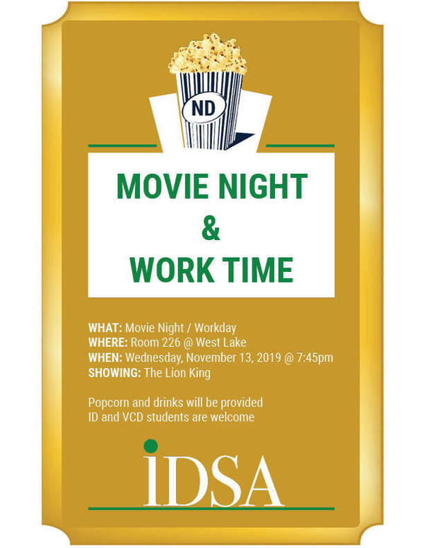 IDSA Movie Night Poster