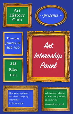 Art History Club Internship Panel